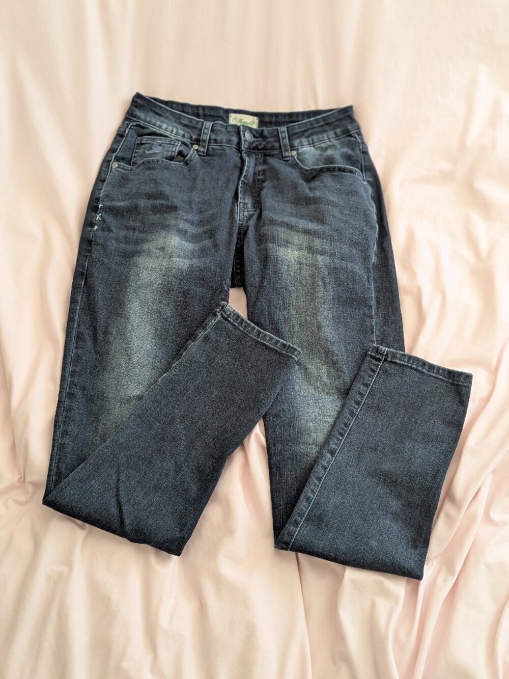 Kuwalla Dark Wash Distressed Skinny Jeans 30